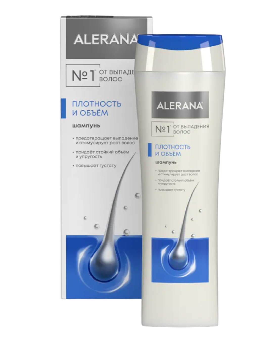 Шампунь для волос Alerana плотность и объем 250мл - в интернет-магазине tut-beauty.by