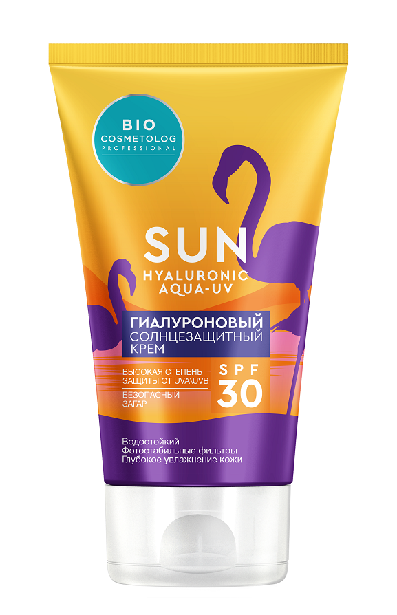 Крем солнцезащитный Bio Cosmetolog Professional SPF30 гиалуроновый 150мл р - в интернет-магазине tut-beauty.by