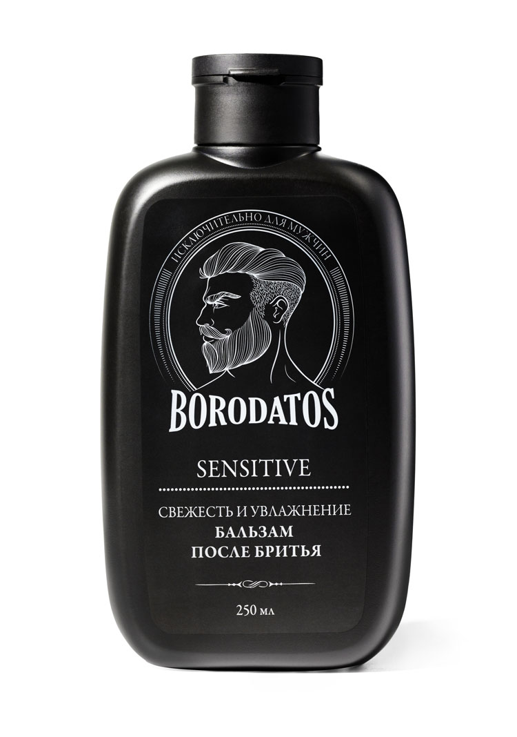 Бальзам после бритья Borodatos SENSITIVE 250мл