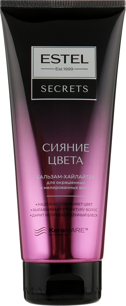 Бальзам для волос Estel Secrets Сияние Цвета для окрашенных и мелированных волос 200мл