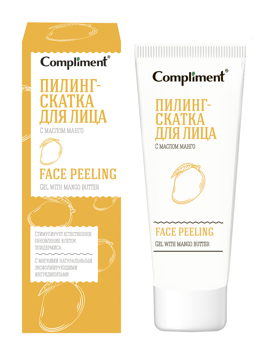 Пилинг для лица Compliment с маслом манго 80мл - в интернет-магазине tut-beauty.by