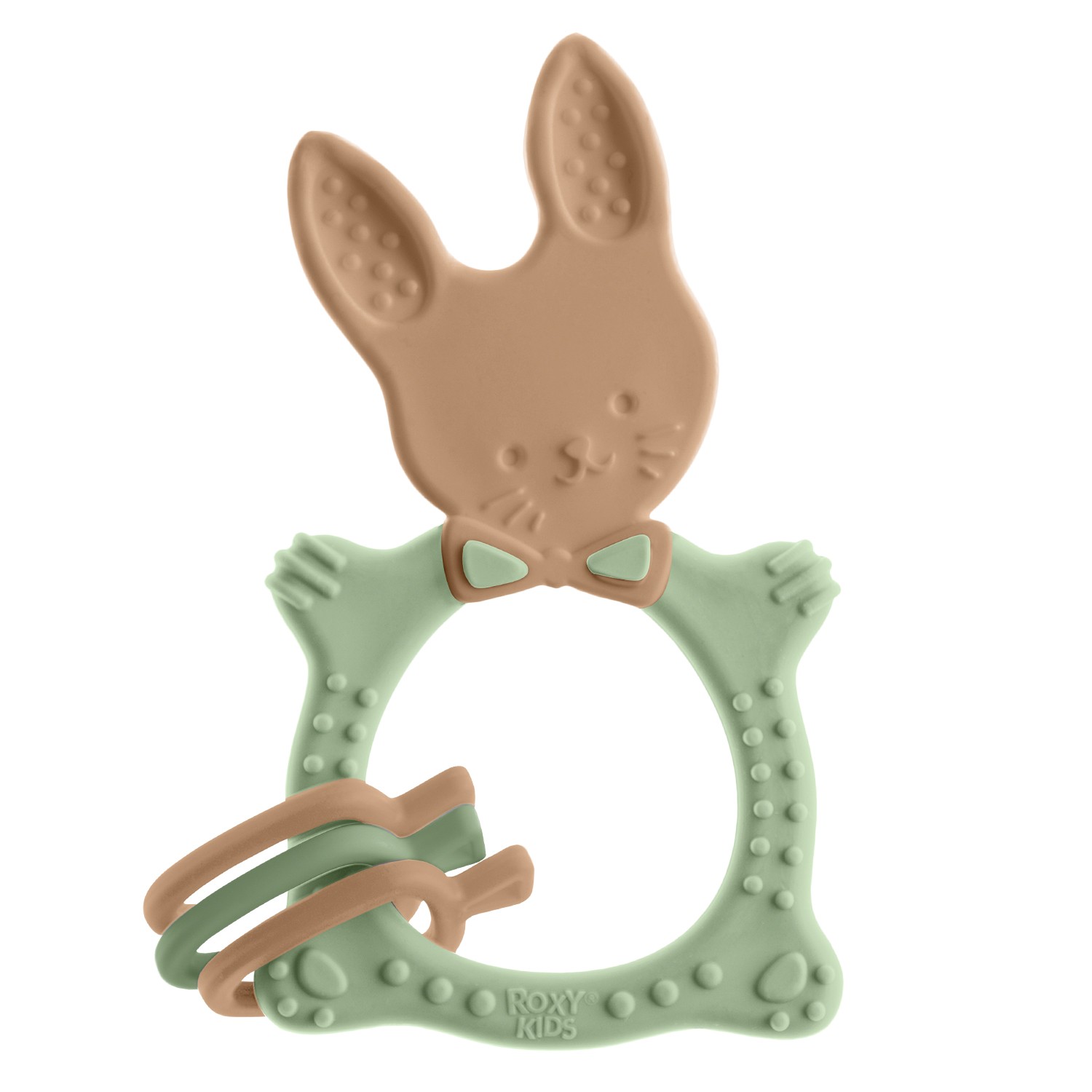 Прорезыватель Roxy Kids BUNNY оливковый