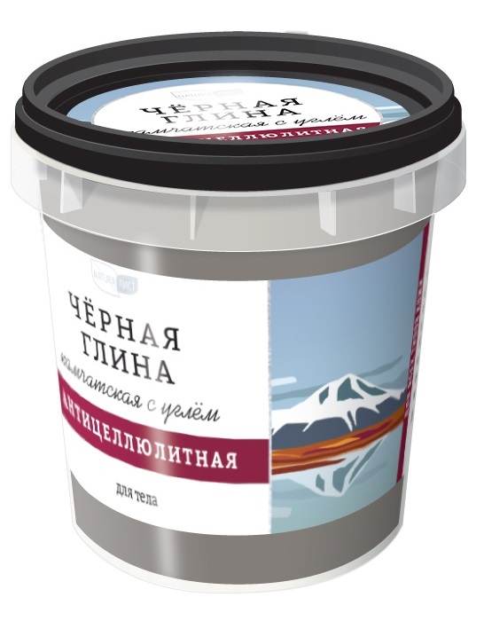 Глина Артколор Naturalist черная антицеллюлитная 155мл - в интернет-магазине tut-beauty.by