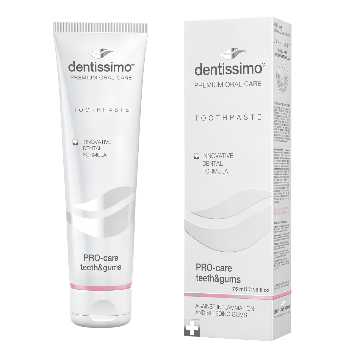 Зубная паста Dentissimo Pro-Care Teeth And Gums Toothpaste ПРО защита зубов и десен 75мл - купить в интернет-магазине tut-beauty.by.