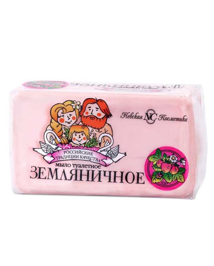 Мыло Невская Косметика земляничное 140г