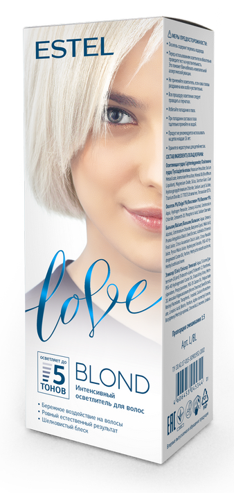 Осветлитель для волос Estel Love Blond интенсивный 120мл