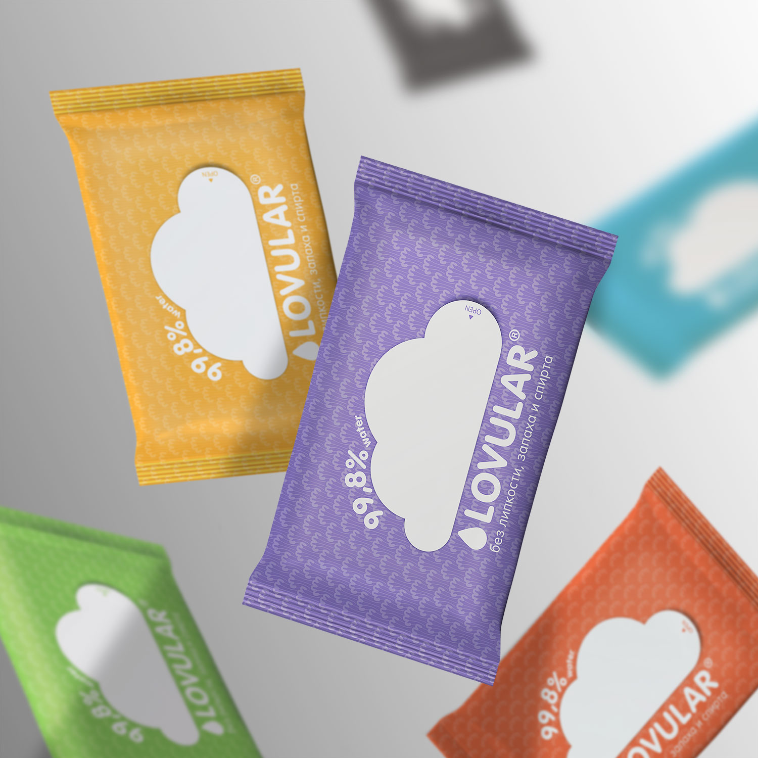 Салфетки Lovular влажные 10шт - в интернет-магазине tut-beauty.by