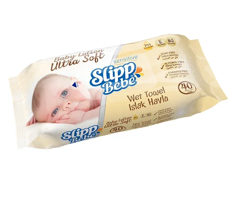Салфетки детские влажные Slipp Bebe 40шт