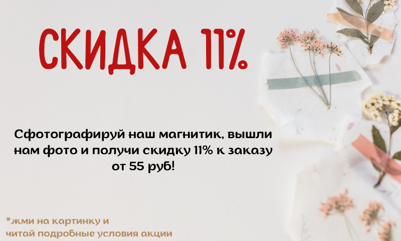 Акция магнитик